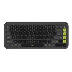 LOGITECH - Teclado Pop Icon Keys Bluetooth multidispositivo Negro