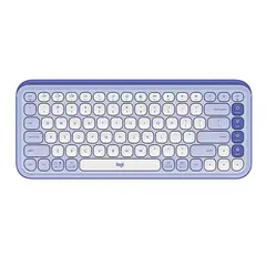 LOGITECH - Teclado Pop Icon Keys Bluetooth multidispositivo Blanco