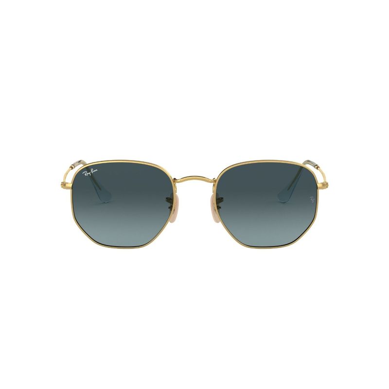 RAY BAN - Lentes de Sol RB3548 Hexagonal   Dorado Azul.