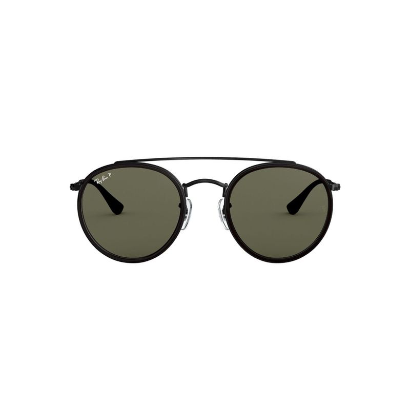RAY BAN - Lentes de Sol RB3647N Round Metal Legend  Negro Polarizados.
