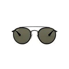 RAY BAN - Lentes de Sol RB3647N Round Metal Legend Negro Polarizados.