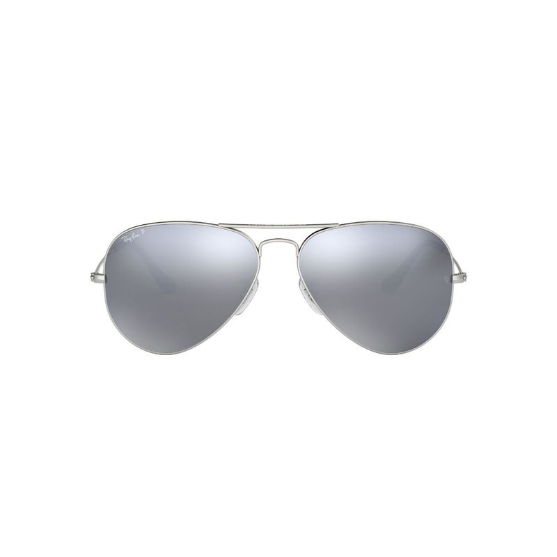RAY BAN - Lentes de Sol RB3025 Aviator  Dorado  Plata Flash