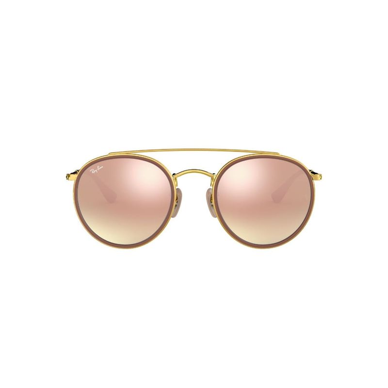 RAY BAN - Lentes de Sol RB3647N Round Metal Legend  Dorado Rosado
