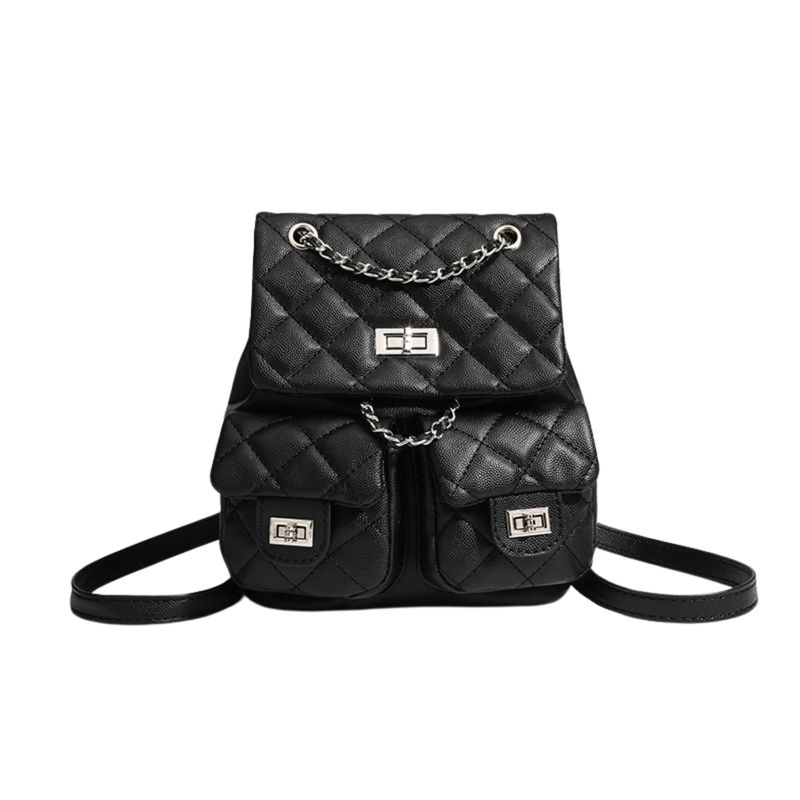 CRUSEC - Cartera De Cuero Pu Tipo Mochila Urbana Elegante Para Dama