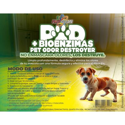 Imagen 2 del producto Eliminador de Olores de Mascotas ENZIMATICO 3.7 LTS