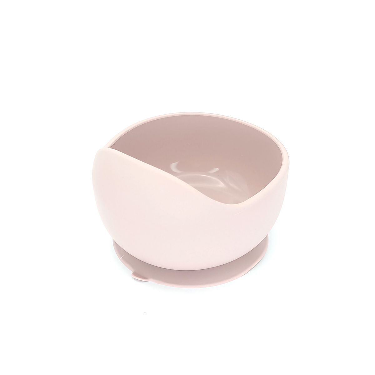 BBPRO - Plato silicona con cuchara Rosa