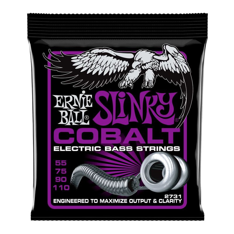 ERNIE BALL - Cuerdas de bajo Ernie Ball 55-110 Power Slinky Cobalt P02731