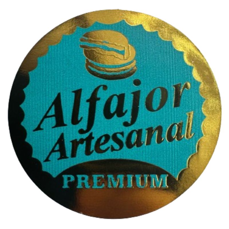 GENERICO - Sticker Alfajor Calipso 38mm 100un
