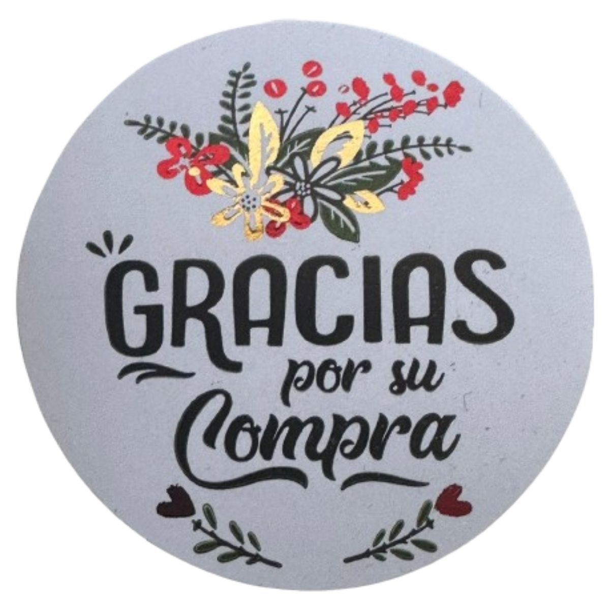 Sticker Gracias por su Compra 38mm 100un, marca GENERICO - Foto Principal