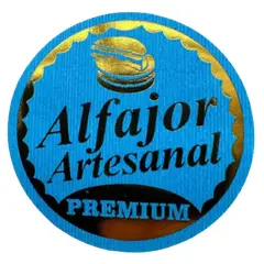 GENERICO - Sticker Alfajor Celeste 38mm 100un