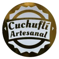 GENERICO - Sticker Cuchufli Artesanal Dorado 38mm 100un