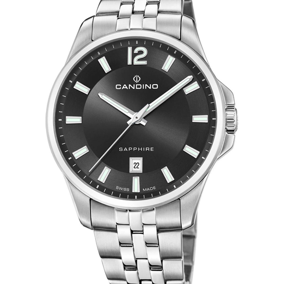CANDINO - Reloj C4764/4 Candino Swiss Negro Hombre Couples Classic