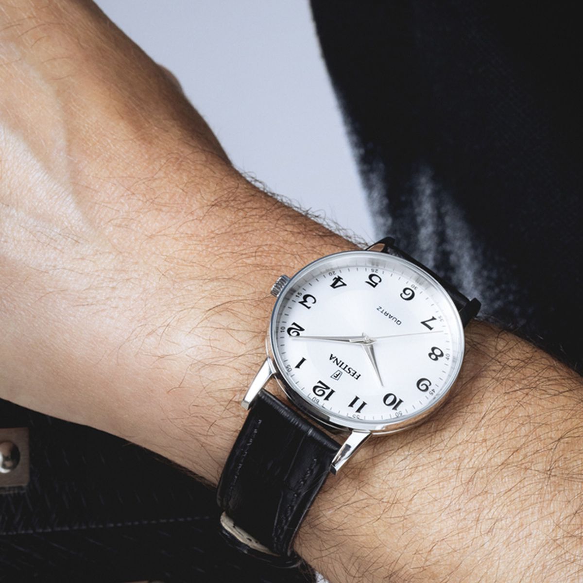 FESTINA - Reloj F20690/1 Festina Blanco Hombre Correa Clasico