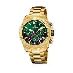 FESTINA - Reloj F20684/3 Verde Hombre Timeless Chronograph