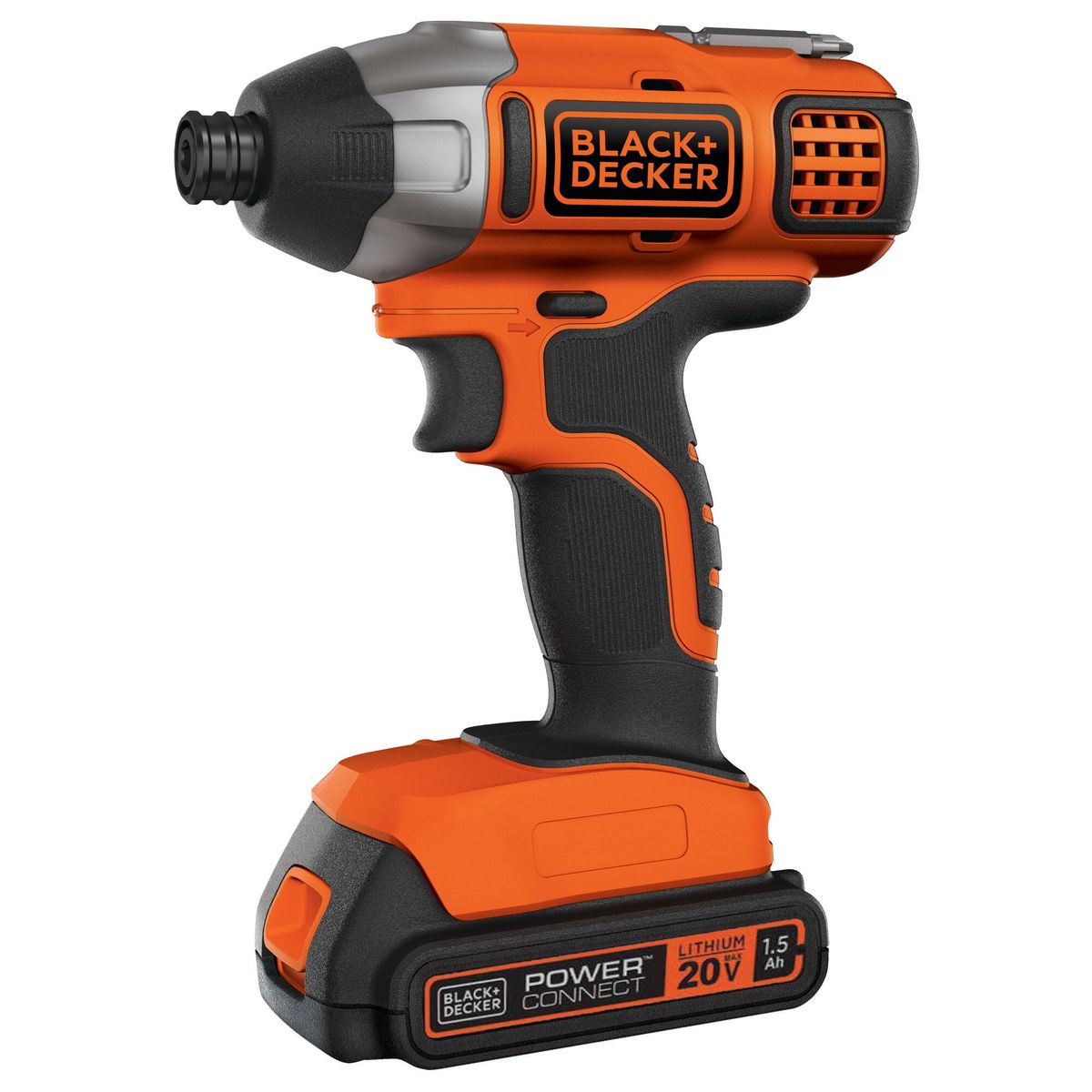 BLACK+DECKER - Atornillador de impacto 20V BLACK+DECKER BDCI20D1-B2C