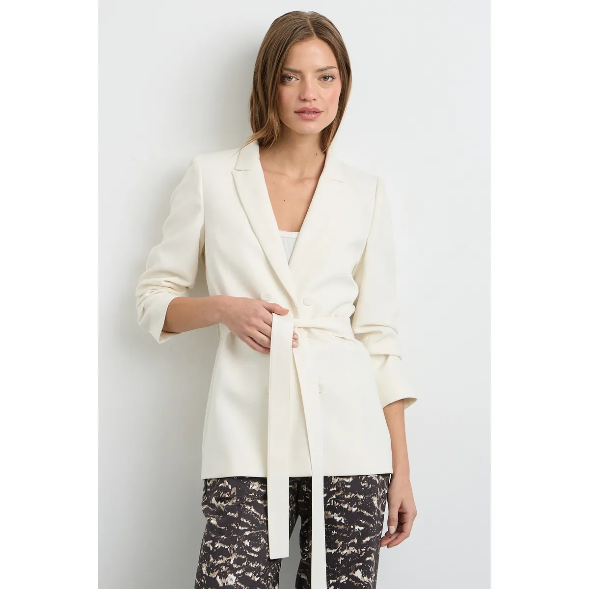 IO - Blazer Crudo Mujer Io