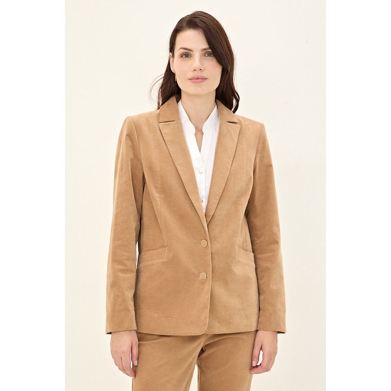 MA GRIFFE - Blazer Café Mujer Magriffe