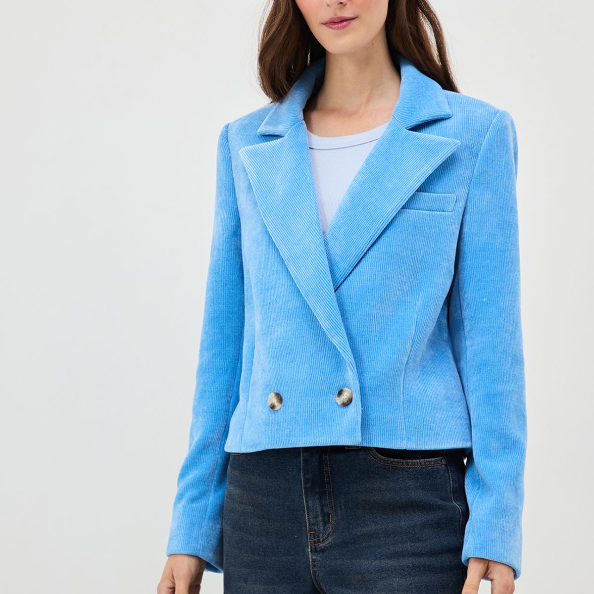 IO - Blazer Celeste Mujer Io