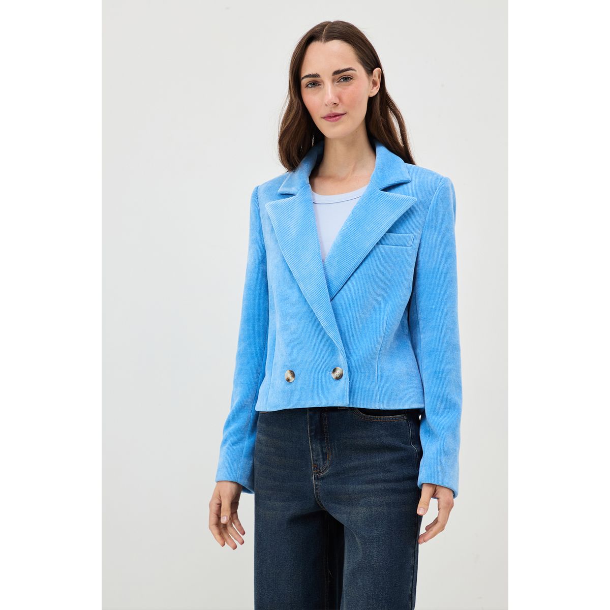 IO - Blazer Celeste Mujer Io