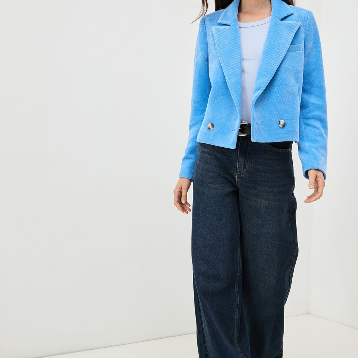 IO - Blazer Celeste Mujer Io