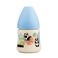 SUAVINEX - MAMADERA 150ML ANATÓMICA LATEX PANDA AZUL