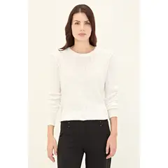 MA GRIFFE - Sweater Crudo Mujer Magriffe
