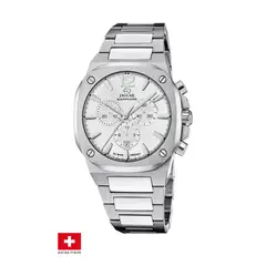 JAGUAR - Reloj J1025/4 Swiss Plateado Hombre Rondcarre