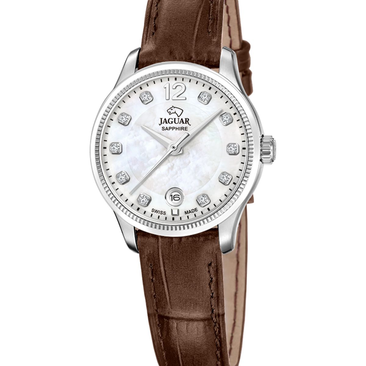 JAGUAR - Reloj J1046/2 Jaguar Swiss Plata Mujer Acamar (Ay-Kuh-Mar)