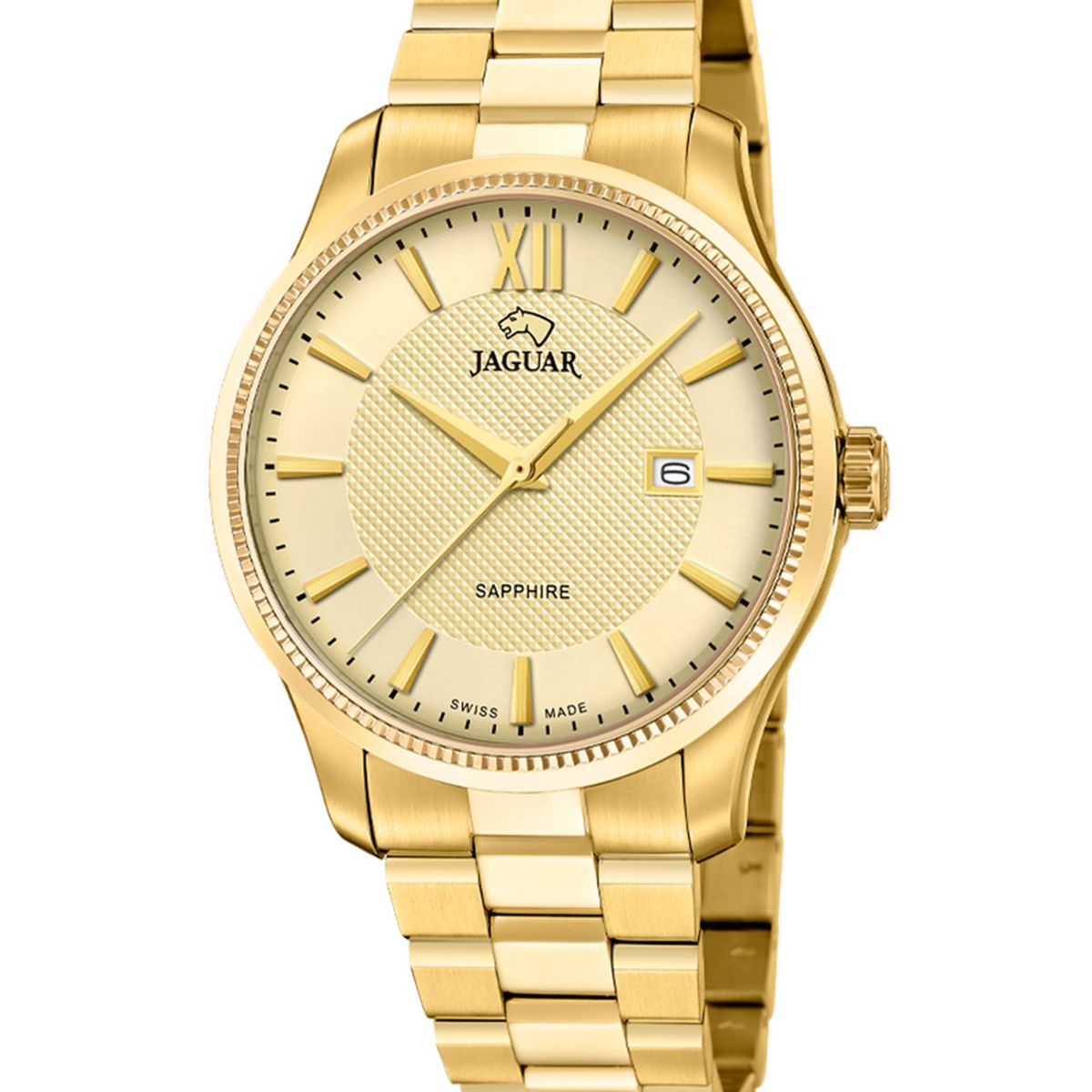JAGUAR - Reloj J1044/2 Jaguar Swiss Dorado Hombre Acamar (Ay-Kuh-Mar)