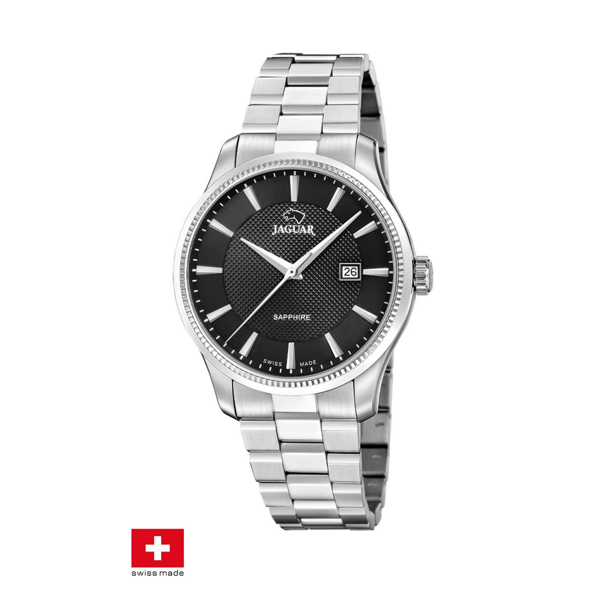 JAGUAR - Reloj J1041/5 Jaguar Swiss Negro Hombre Acamar (Ay-Kuh-Mar)
