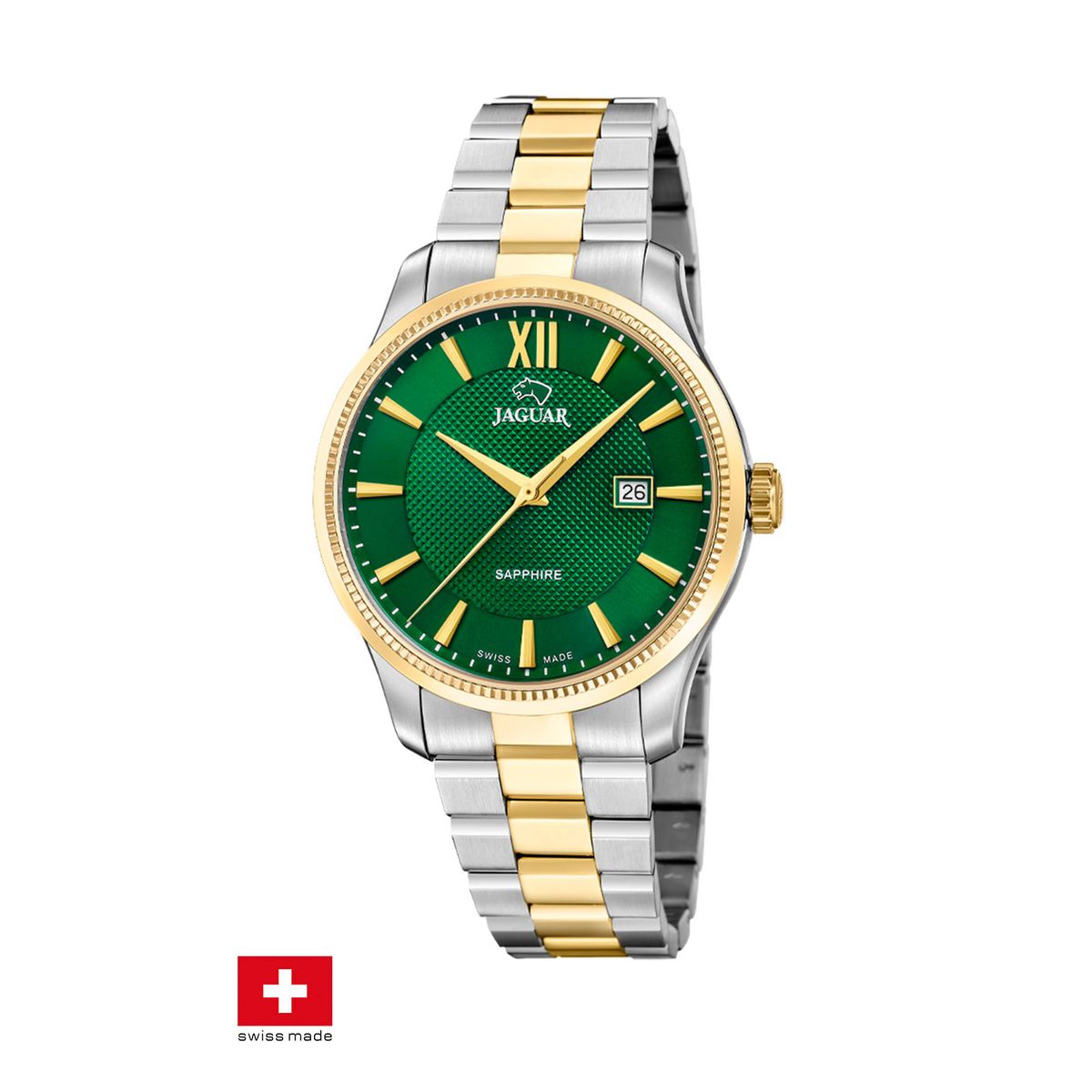 JAGUAR - Reloj J1043/3 Jaguar Swiss Verde Hombre Acamar (Ay-Kuh-Mar)