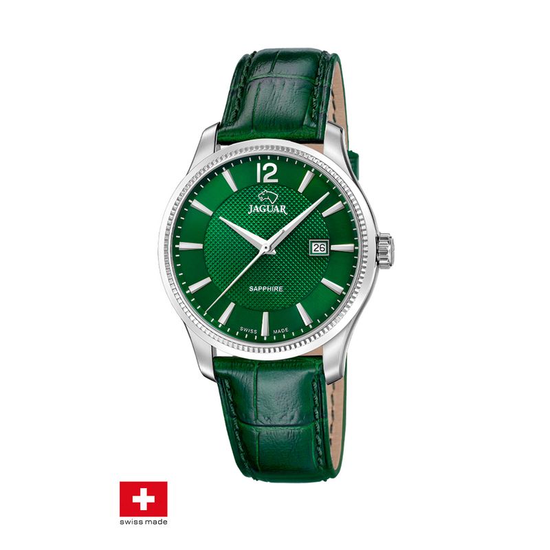 JAGUAR - Reloj J1042/4 Jaguar Swiss Verde Hombre Acamar (Ay-Kuh-Mar)