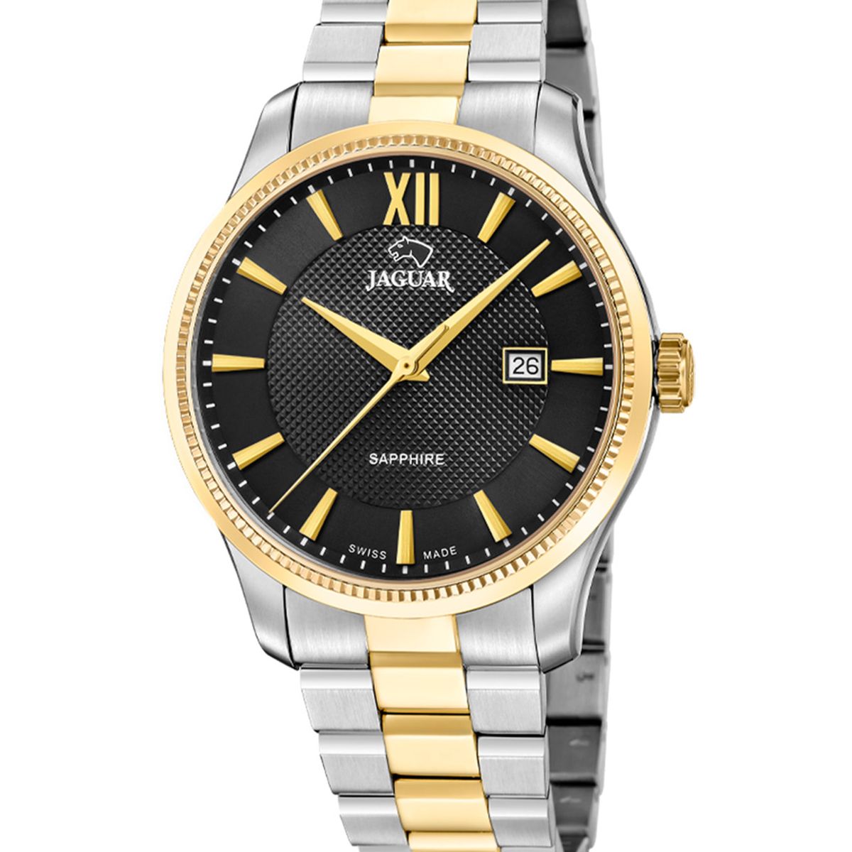 JAGUAR - Reloj J1043/4 Jaguar Swiss Negro Hombre Acamar (Ay-Kuh-Mar)