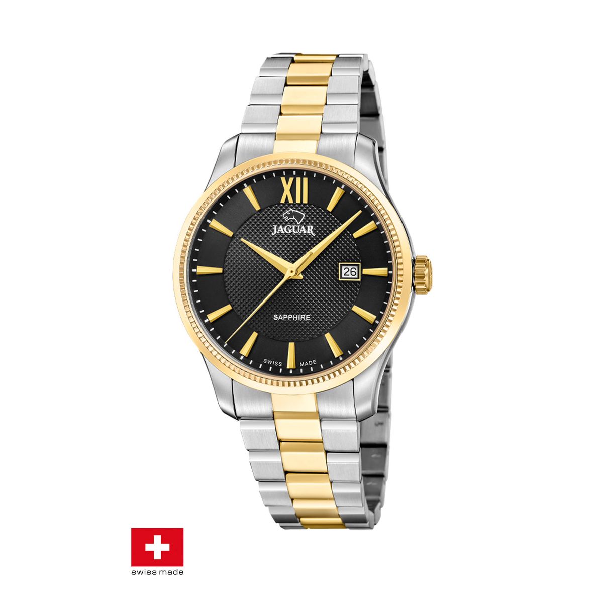 JAGUAR - Reloj J1043/4 Jaguar Swiss Negro Hombre Acamar (Ay-Kuh-Mar)