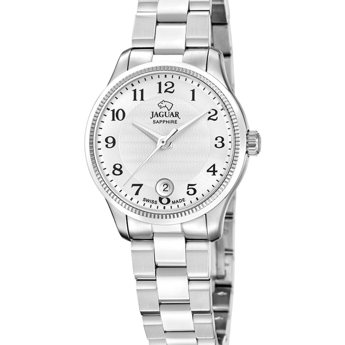 JAGUAR - Reloj J1045/1 Jaguar Swiss Plateado Mujer Acamar (Ay-Kuh-Mar)
