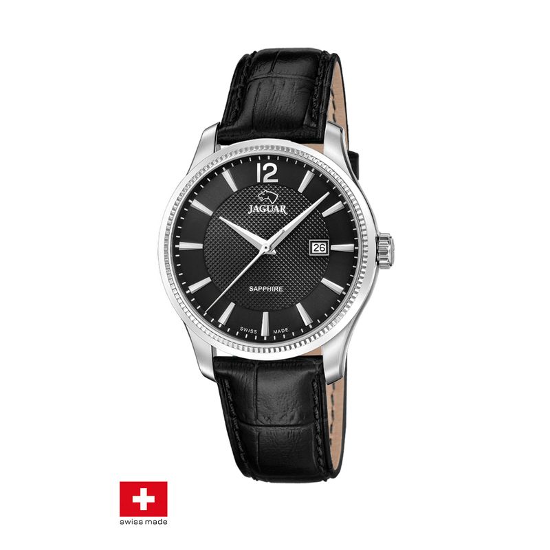 JAGUAR - Reloj J1042/5 Jaguar Swiss Negro Hombre Acamar (Ay-Kuh-Mar)