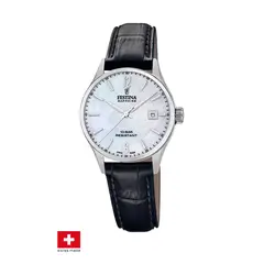 FESTINA SWISS - Reloj F20009/7 Blanco Mujer Correa Clasico