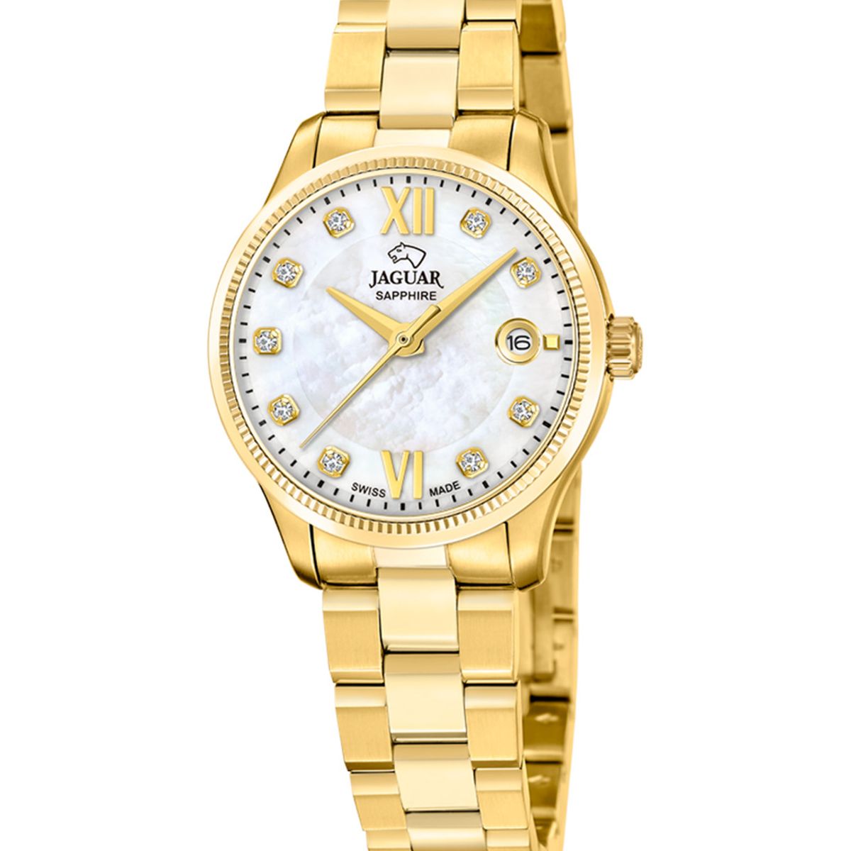 JAGUAR - Reloj J1047/1 Jaguar Swiss Plata Hombre Acamar (Ay-Kuh-Mar)