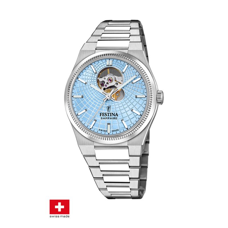 FESTINA SWISS - Reloj F20053/5 Festina Swiss Azul Hombre Automático