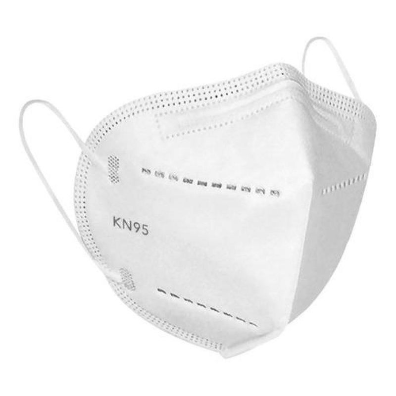 GENERICO - Mascarillas Blancas Kn95 Certificadas Pack 10 Unidades - Blanco