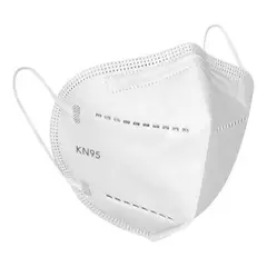 GENERICO - Mascarillas Blancas Kn95 Certificadas Pack 10 Unidades - Blanco