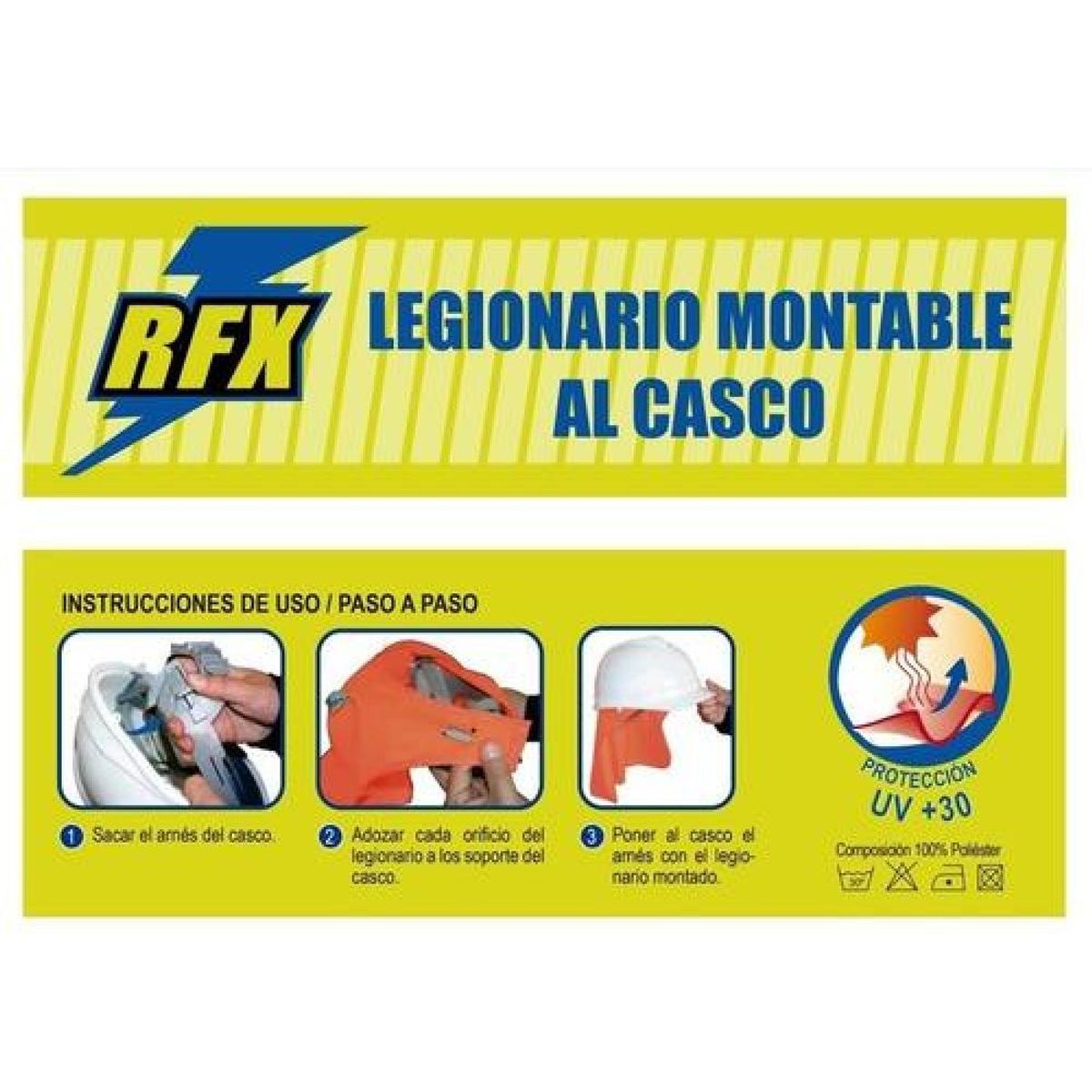RFX - Legionario Montable A Casco Rfx 6unid - Naranja