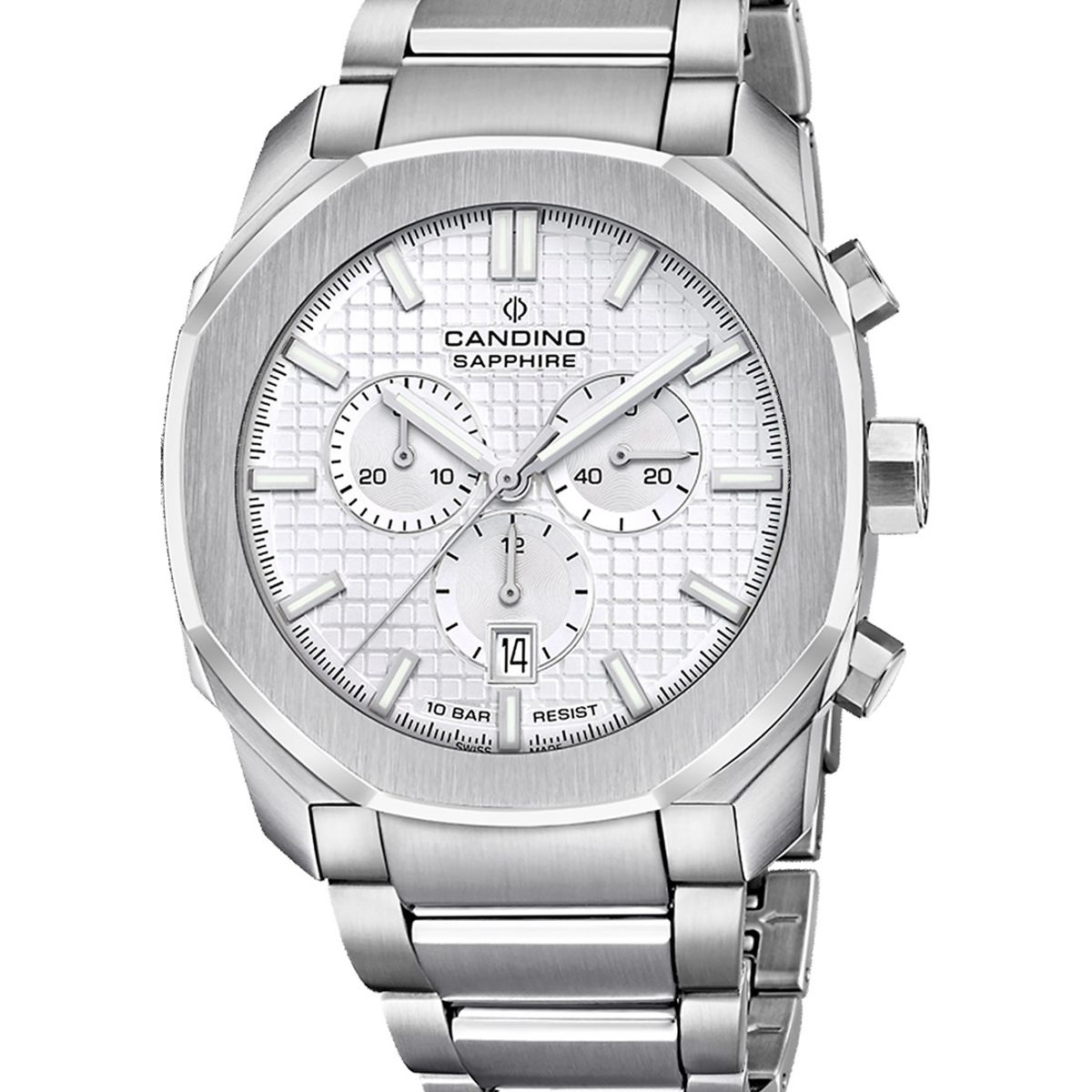 CANDINO - Reloj C4746/5 Candino Swiss Plata Hombre Couple Sport