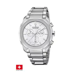 CANDINO - Reloj C4746/5 Swiss Plata Hombre Couple Sport