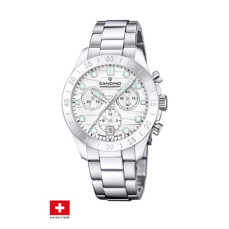 CANDINO - Reloj C4783/1 Candino Swiss Blanco Mujer Gents Sport