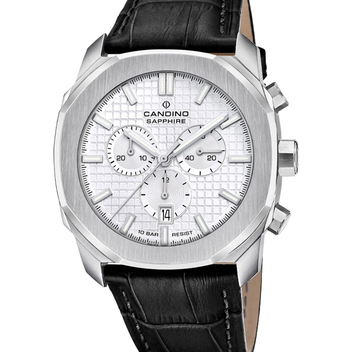 CANDINO - Reloj C4747/5 Candino Swiss Plata Hombre Couple Sport