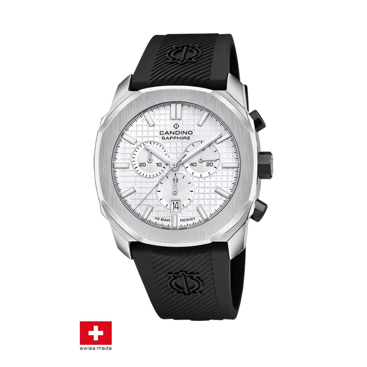 CANDINO - Reloj C4774/7 Candino Swiss Blanco Hombre Couple Sport