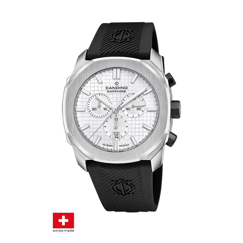 CANDINO - Reloj C4774/7 Candino Swiss Blanco Hombre Couple Sport