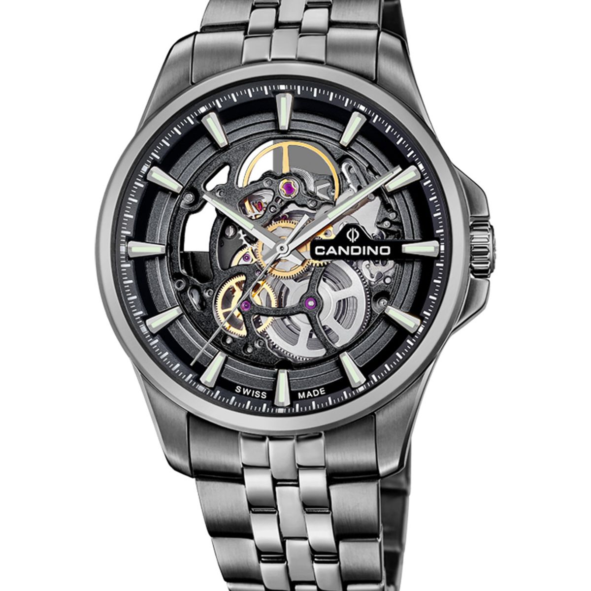 CANDINO - Reloj C4782/3 Candino Swiss Negro Hombre Automático