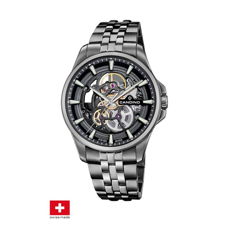 CANDINO - Reloj C4782/3 Candino Swiss Negro Hombre Automático